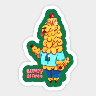 Lumpy Llama Sticker